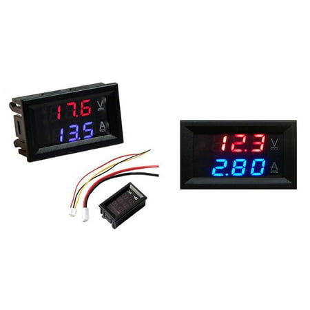 DC 100V 10/50/100A Voltmeter Ammeter LED Amp Dual Digital Volt-Meter Gauge New A DC 100V 10/50/100A Voltmeter Ammeter LED Amp Dual Digital Volt-Meter Gauge New A